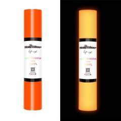 Glow in the dark flex - Neon Oranje