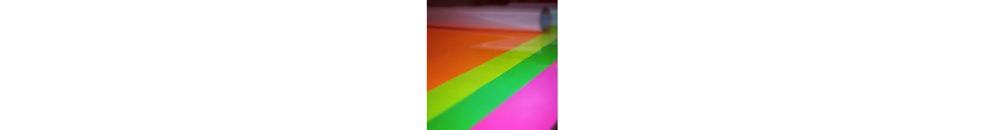 Fluorescent vinyl in 5 knalkleuren