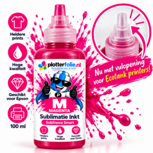 Sublinova Smart magenta sublimatie inkt 100 ml voor Epson EcoTank