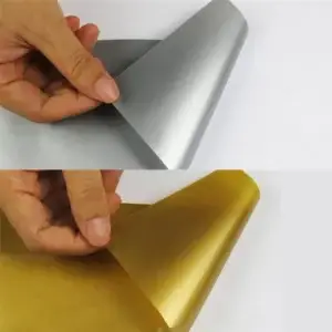 Actie Vinyl Goud en Zilver Glanzend