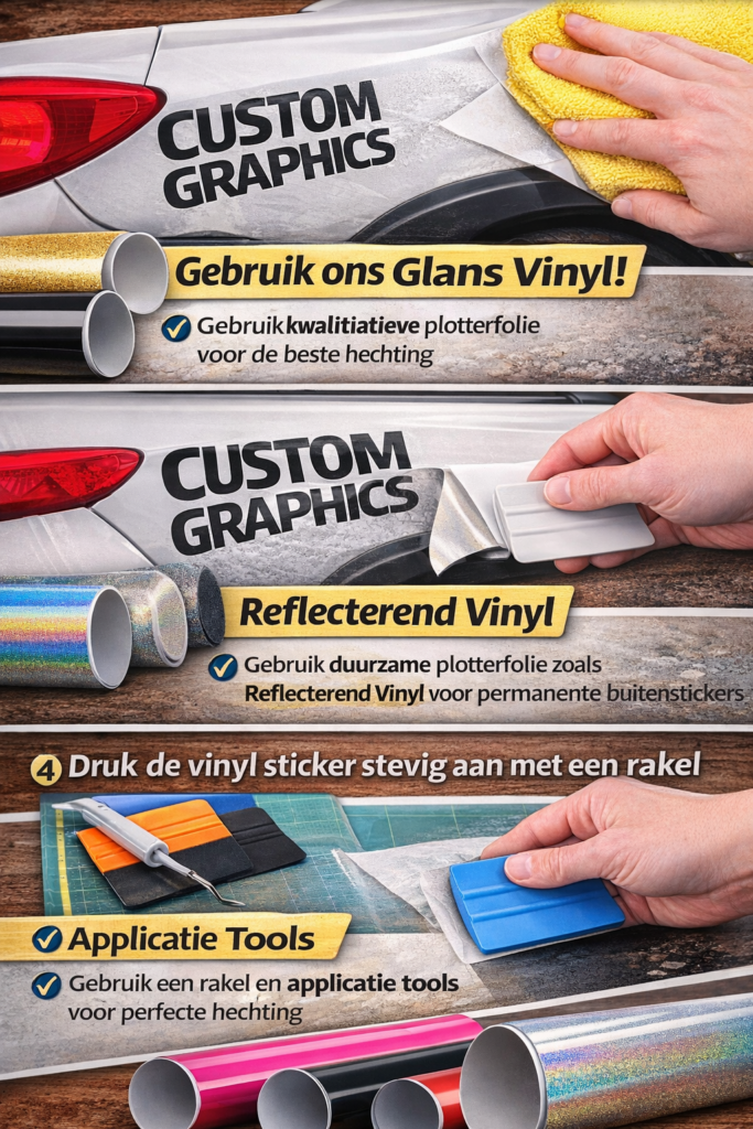 vinyl auto sticker permanent plotterfolie