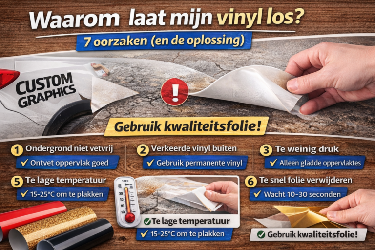 Waarom laat mijn vinyl los? 7 oorzaken (en de oplossing)