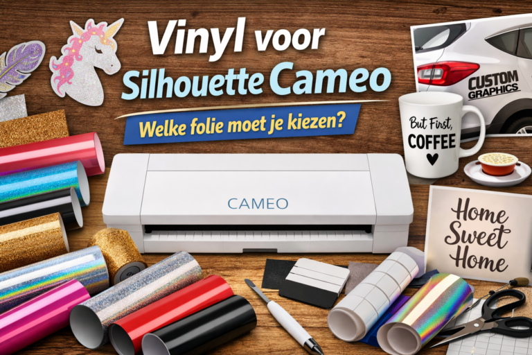 Vinyl voor Silhouette Cameo: Welke folie moet je kiezen? (Complete gids)