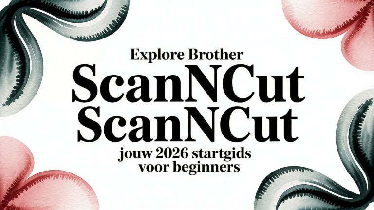 Explore brother scanncut scan n cut: jouw 2026 startgids voor beginners