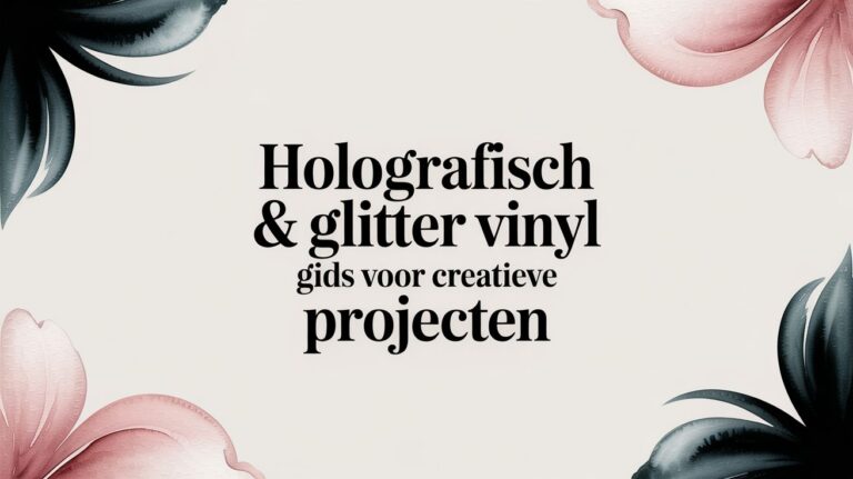 Wat is holografisch en glitter vinyl? (en wanneer gebruik je het)