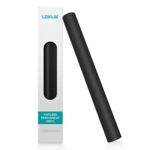 LOKLiK Matless Permanent Adhesive Vinyl - Matzwart - 33 x 305 cm
