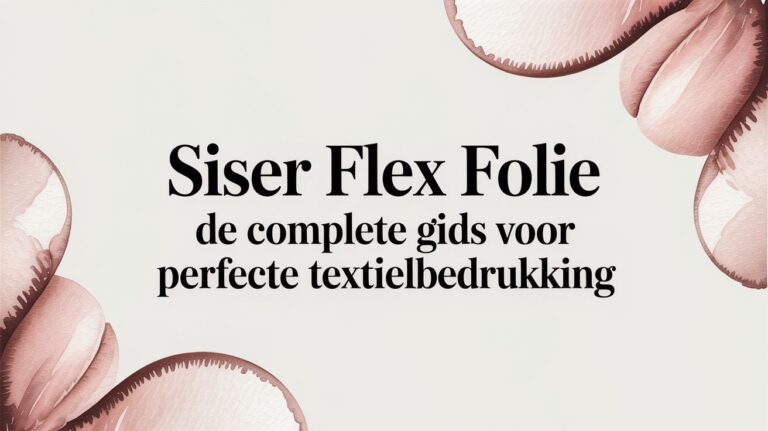 De ultieme gids voor Siser flex: van snijden tot persen
