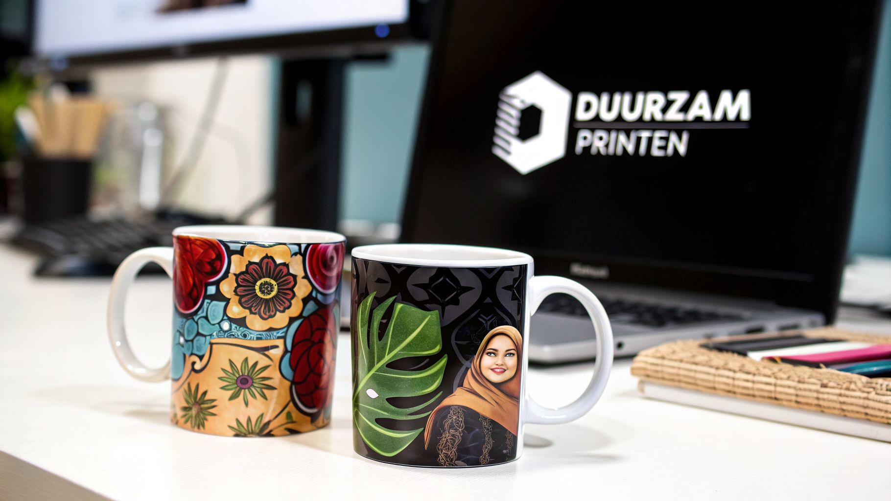 Sublimatie mokken bedrukken met een sublimatieprinter