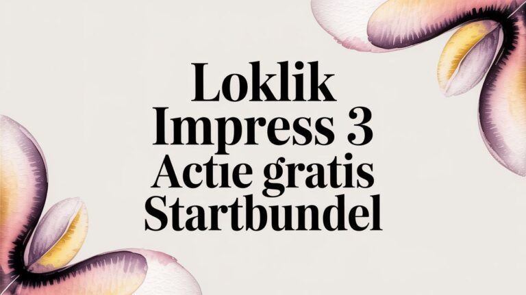 LOKLiK Impress 3 Actie Gratis Startbundel
