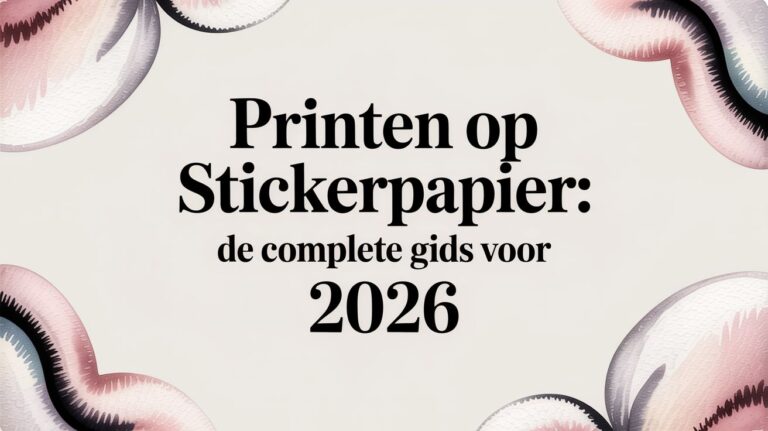 Printen op stickerpapier: De complete gids voor 2026