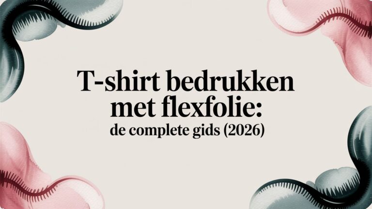 T-shirt bedrukken met flexfolie: De complete gids (2026)