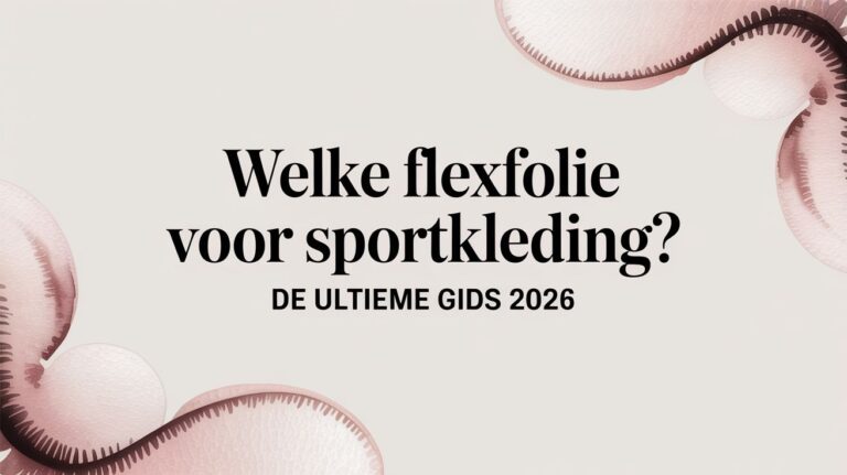 Welke flexfolie voor sportkleding? De ultieme gids 2026