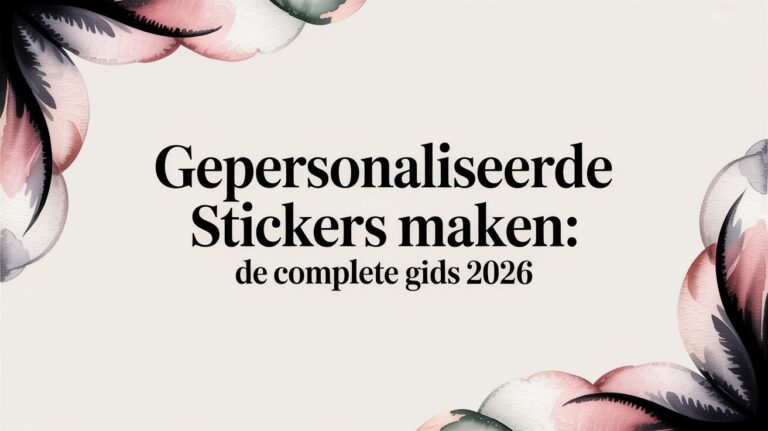 Gepersonaliseerde stickers maken: De complete gids 2026