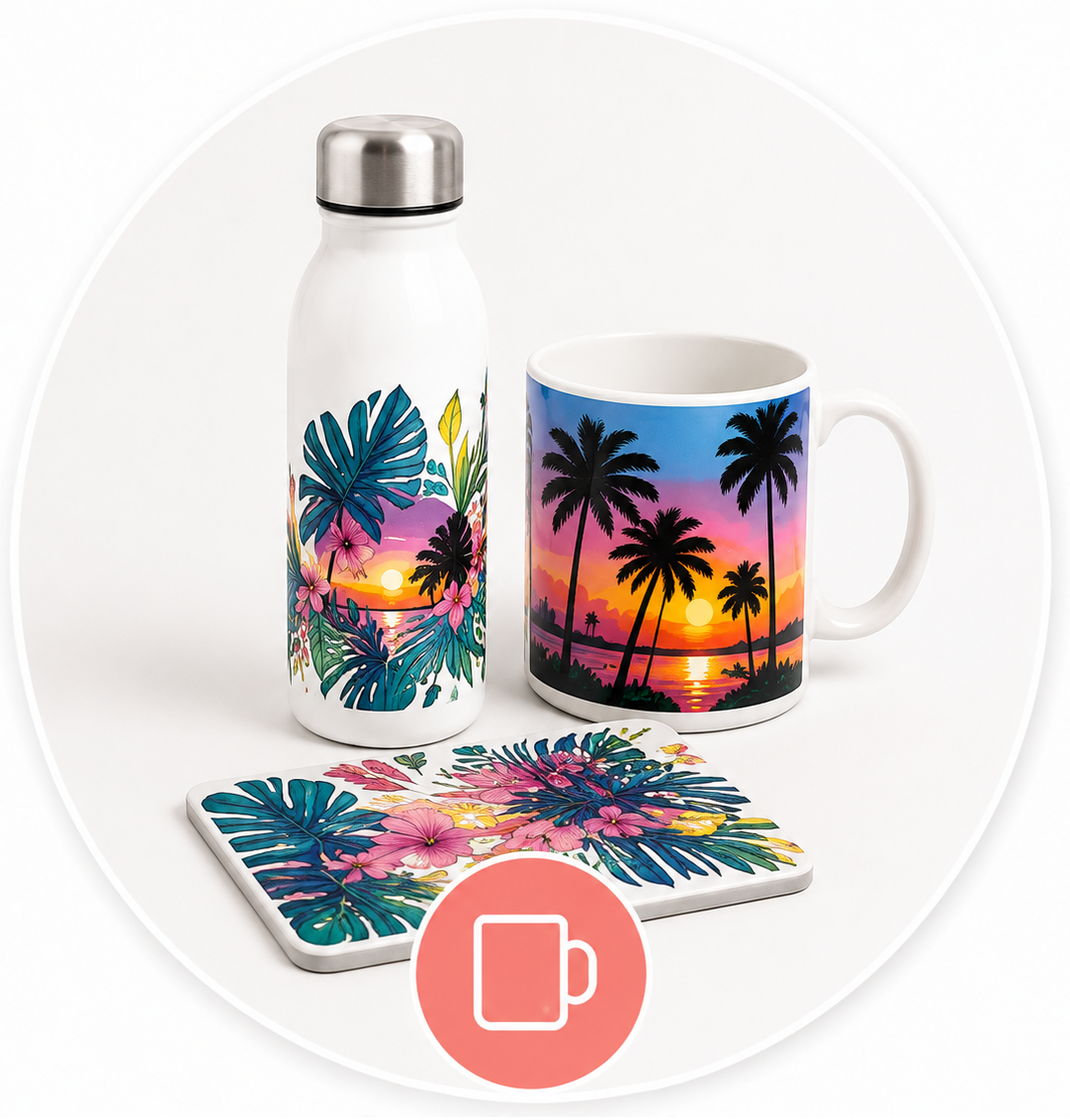 Goedkope sublimatie artikelen kopen om te bedrukken met een sublimatie printer