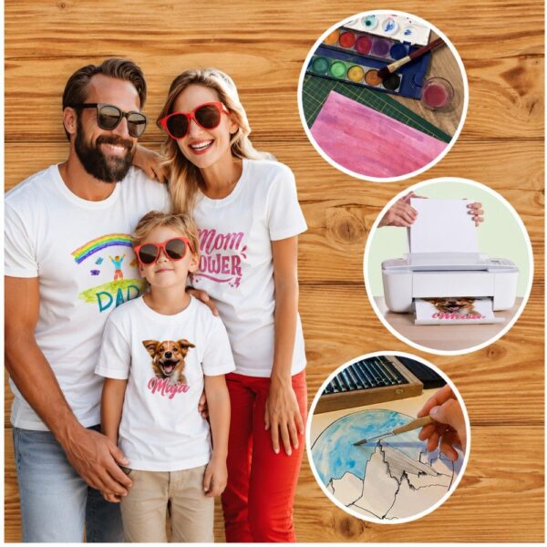POLI-TAPE Color Up printbare flex folie printbaar flex textiel folie waar ook op getekend en geschilderd kan worden