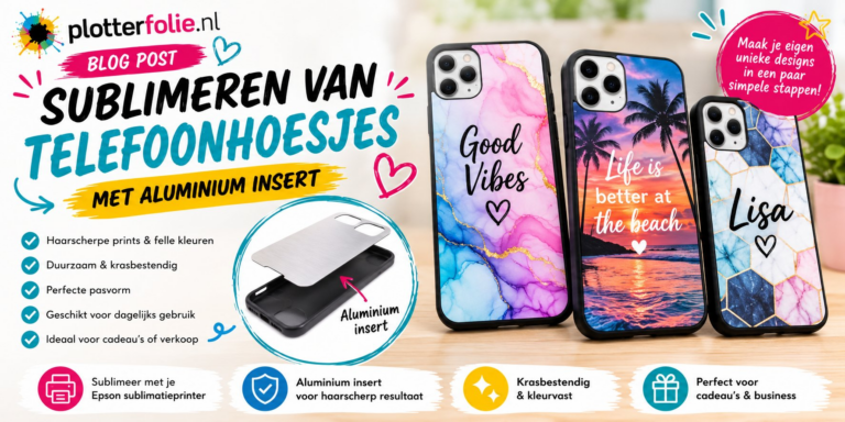Sublimatie telefoonhoesje maken: complete gids 2026