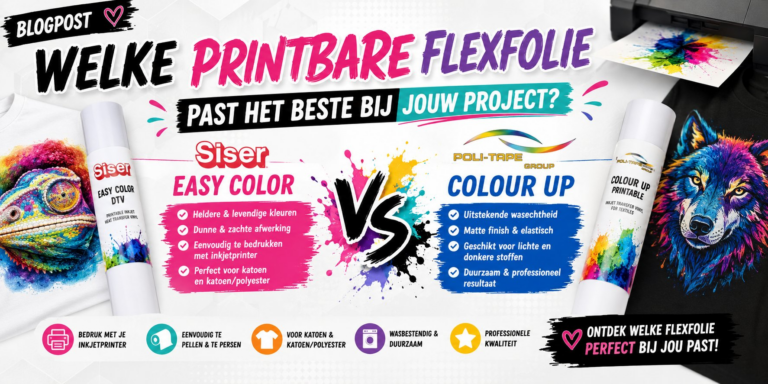 Welke printbare flexfolie past het beste bij jouw project?