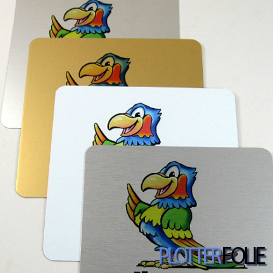 Aluminium sublimatie plaat goud A6