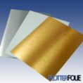 Aluminium sublimatie plaat goud A4