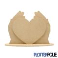 Staand Figuur Hart met handen MDF