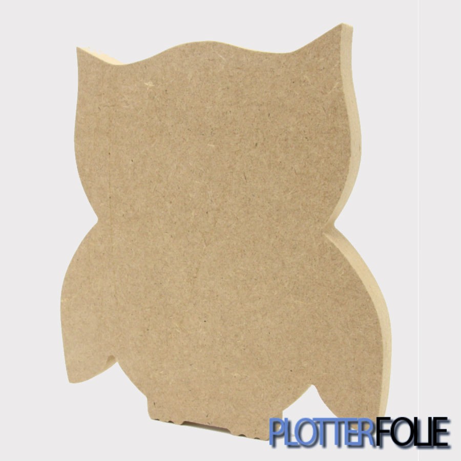 MDF uil 15x13,7cm