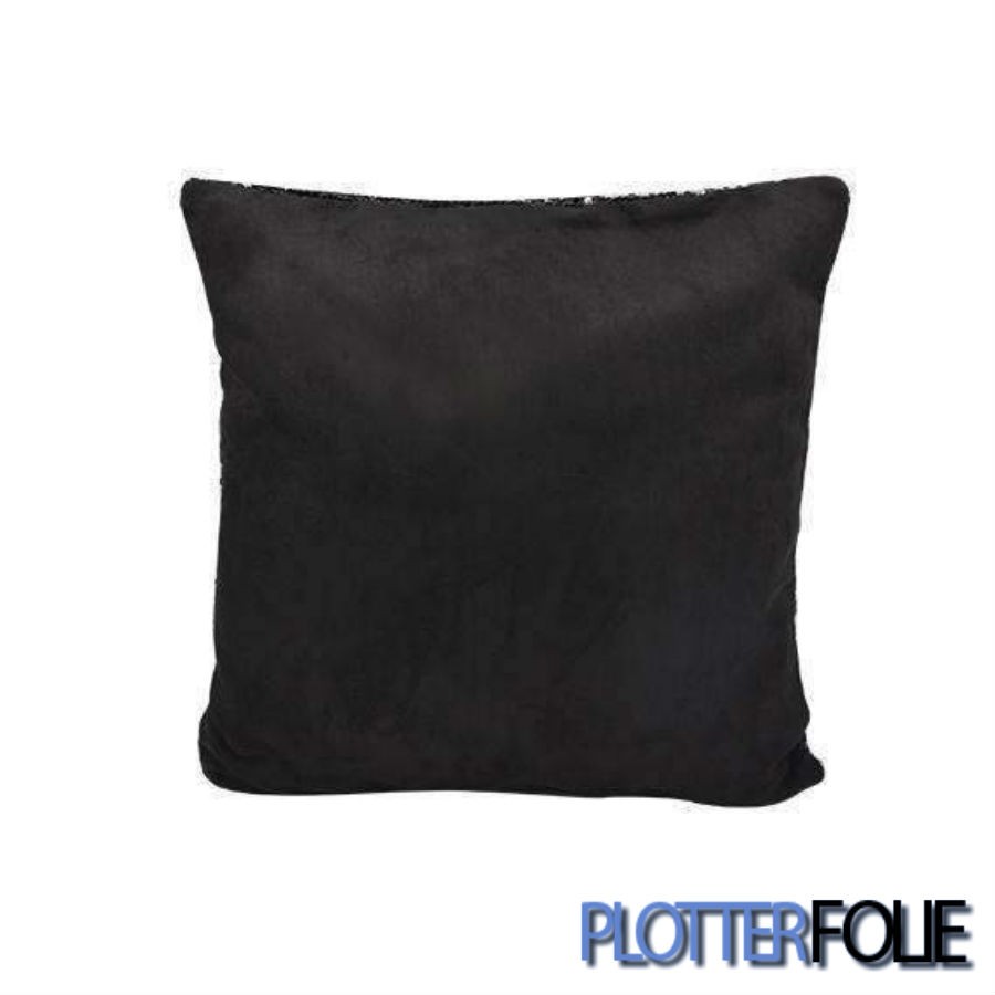 Sublimatie kussenhoes magic paillet Zwart/Wit