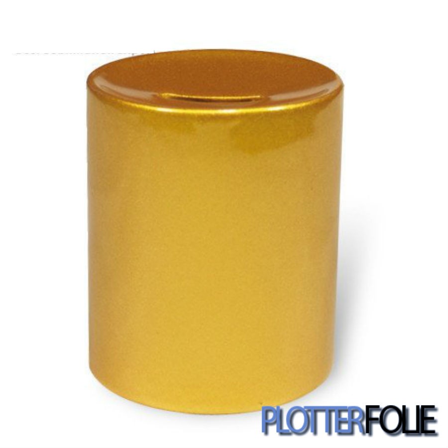 Sublimatie spaarpot "coca cola vorm" Goud