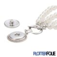 Parelketting met klik hanger