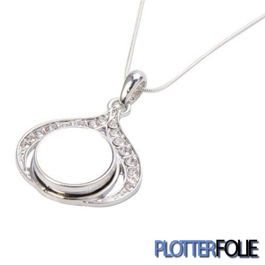 Ketting met strass hanger