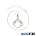 Ketting met strass hanger