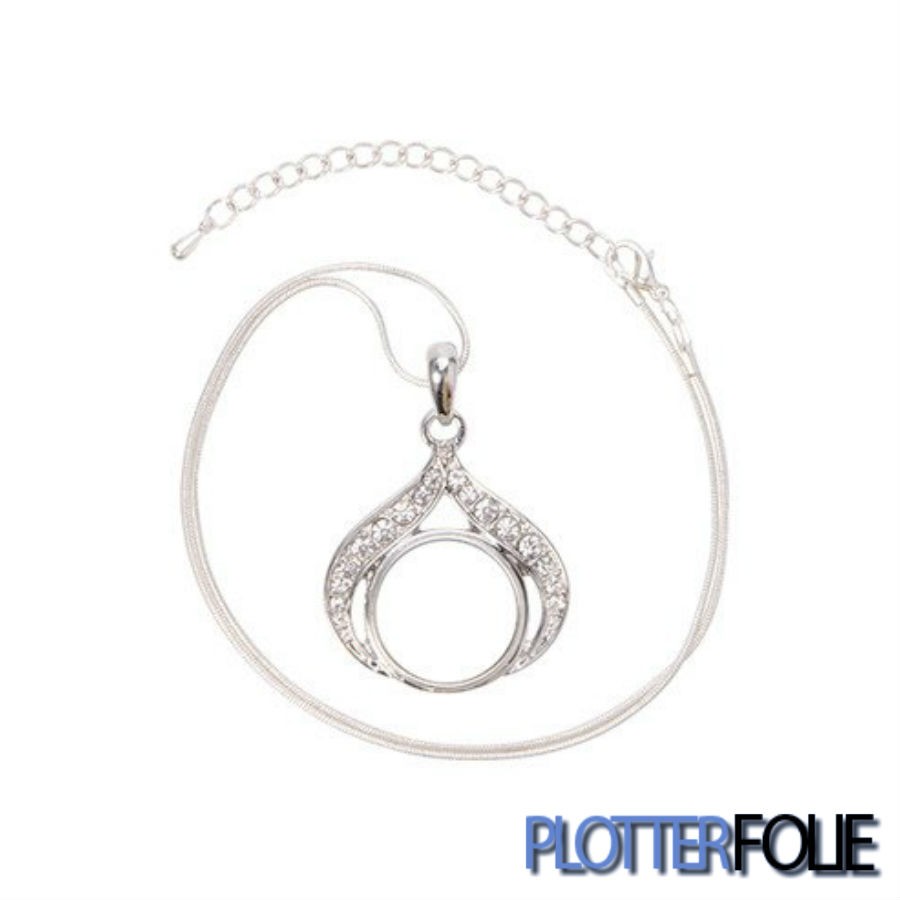 Ketting met strass hanger