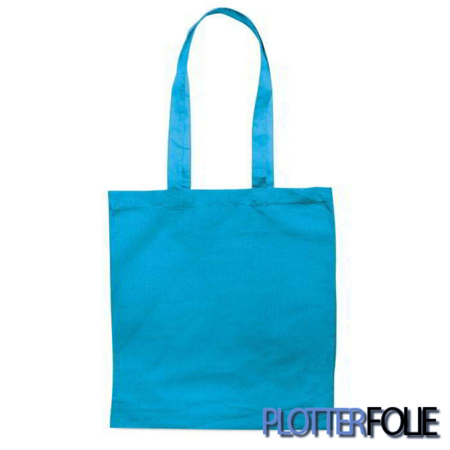 Katoenen tas licht blauw