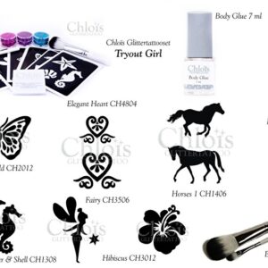 Chloïs Tryout Glittertattooset Girl