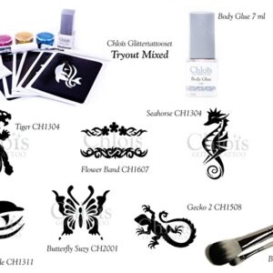 Chloïs Tryout Glittertattooset Mixed