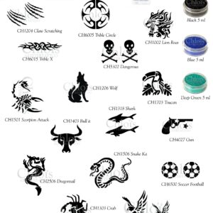 Chloïs Glittertattooset Bad Boy