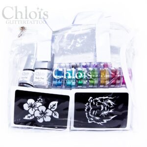 Chloïs Glittertattooset Festival