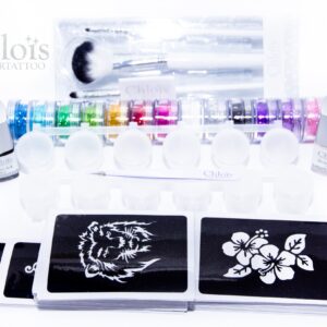 Chloïs Glittertattooset Festival