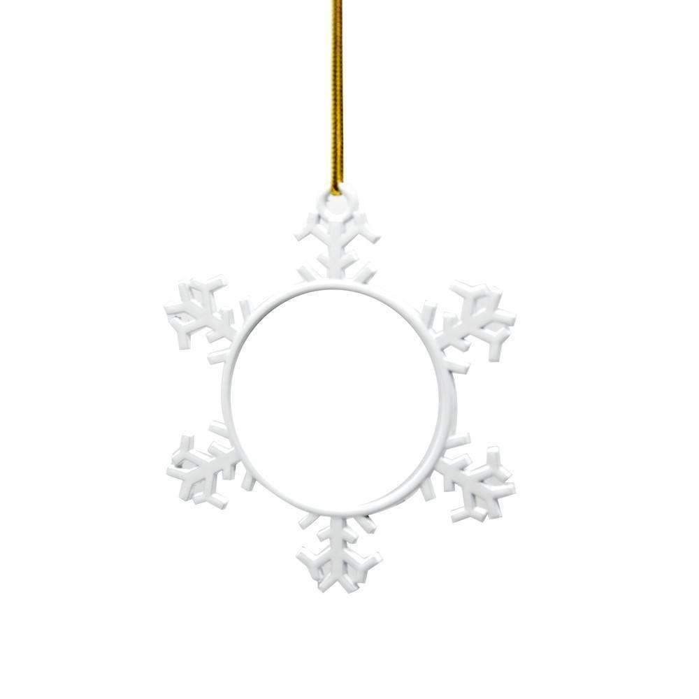 Sublimatie ornament sneeuwvlok dubbelzijdig