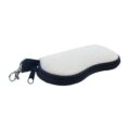 Linnen etui met neopreen voor bril