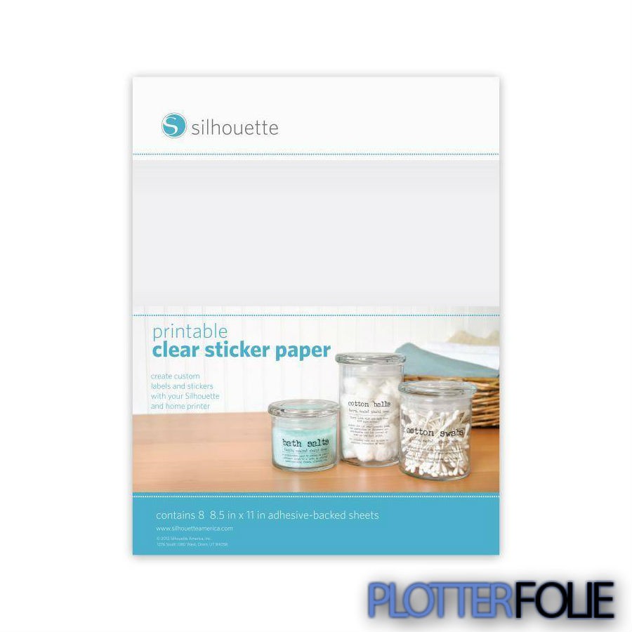 Silhouette printbaar vinyl transparant