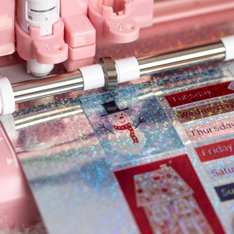 Silhouette Sticker Paper - Holographic Dots Silhouette Sticker Paper - Holographic Dots