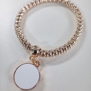 Sublimatie armband met clip Rose Goud