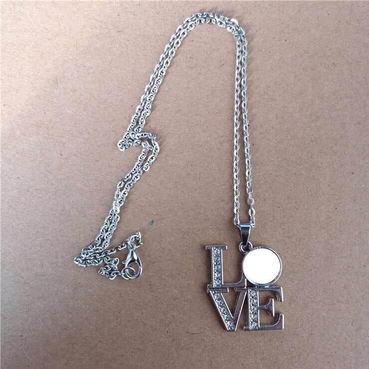 Sublimatie Ketting met hanger Love