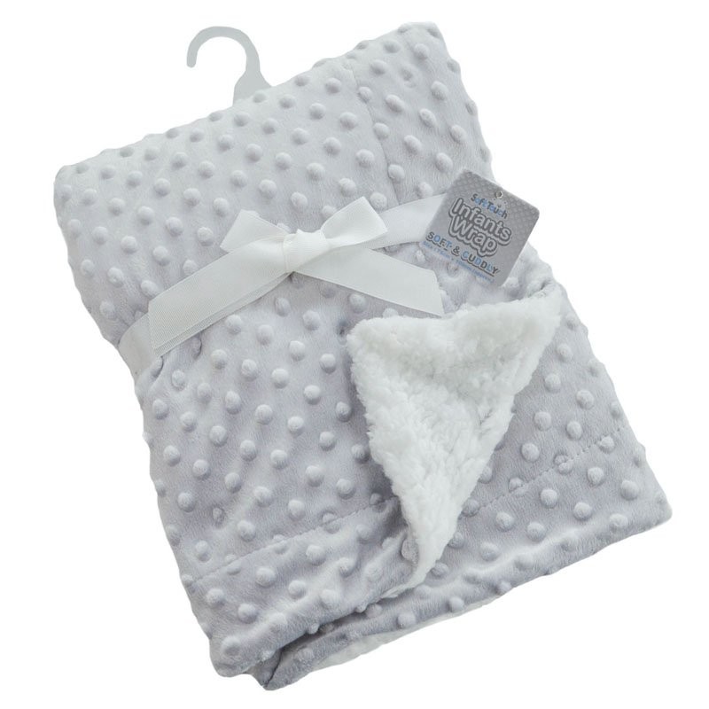 Gevoerde Babydeken Bubbels Roze