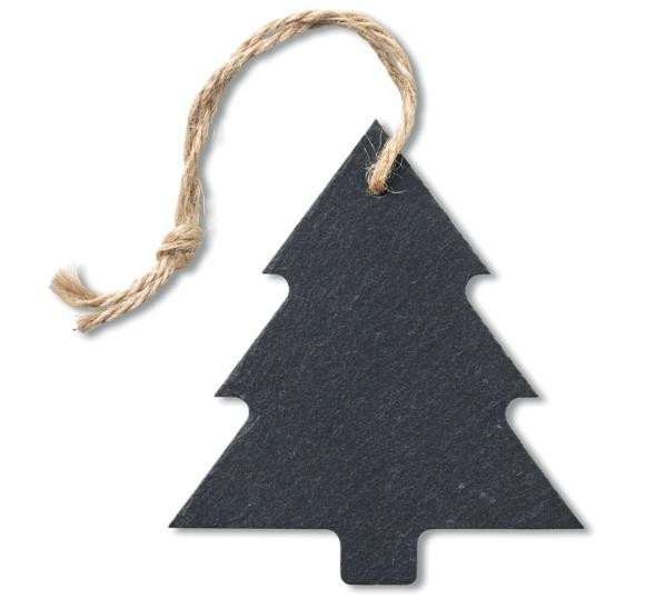 Leisteen Kerstboom Hanger Leisteen Kerstboom Hanger