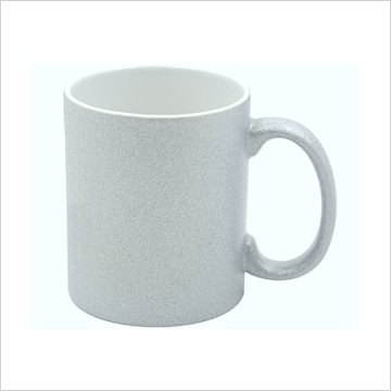 Sublimatie Mok Silver Pearl Glitter