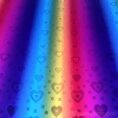 Opal Vinyl Rainbow Hearts