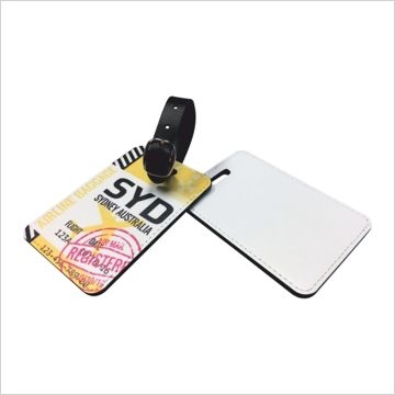 Sublimatie Bagage Label PU Leer