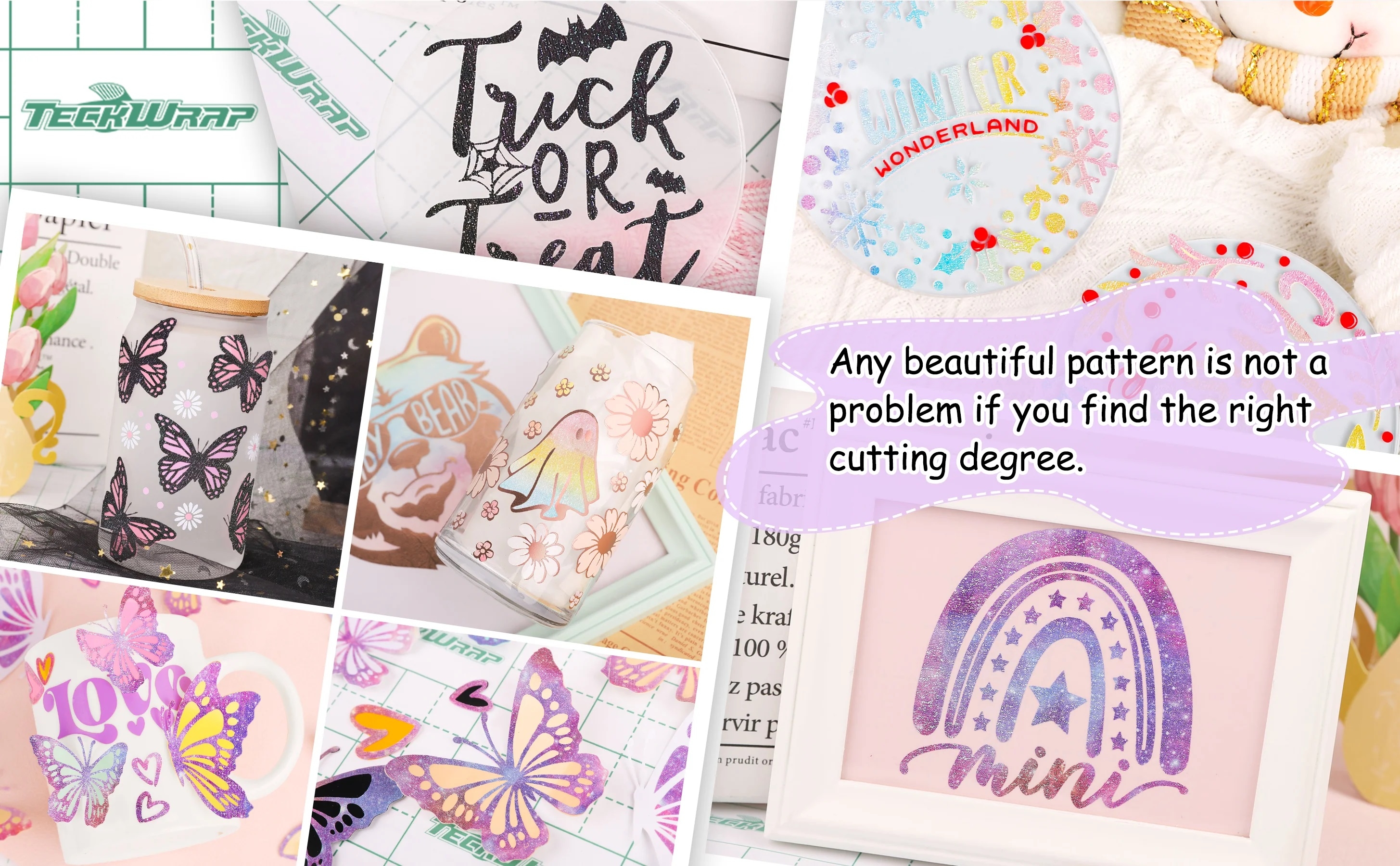 Glitter Brush Vinyl Holo Cloud