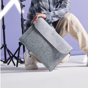 Vilten Laptop Case Grijs